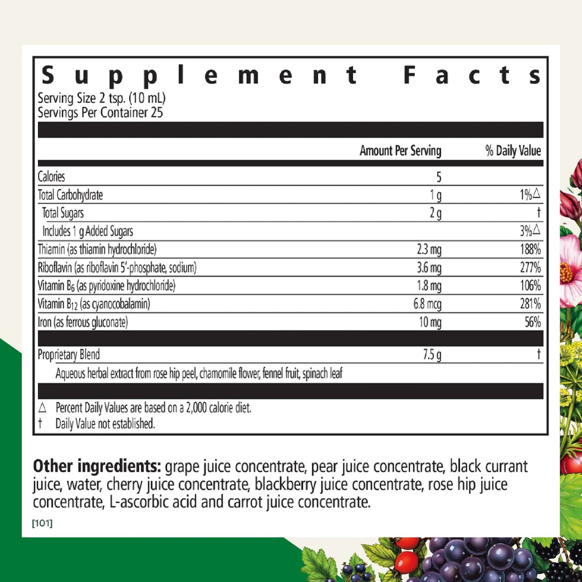 Floradix Floravital Liquid Iron & Vitamin Formula 8.5 Fl Oz (Pack of 1)