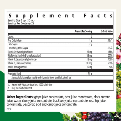 Floradix Floravital Liquid Iron & Vitamin Formula 8.5 Fl Oz (Pack of 1)
