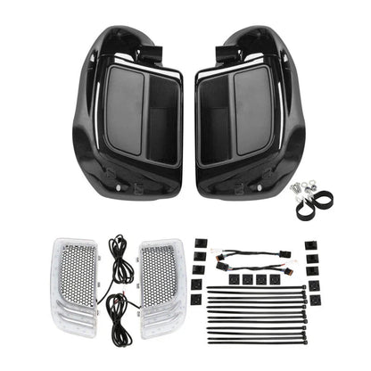 Lower Vented Fairing Speaker Pod & Signal Light for Harley Road Glide (2014–2024)