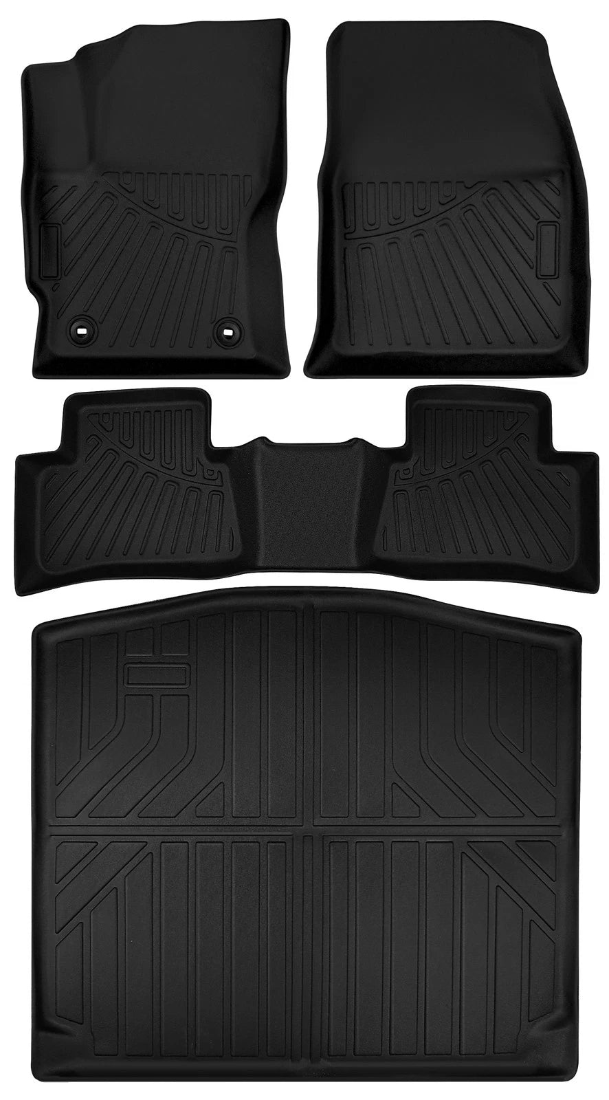 Set of 4 Floor Mats + Cargo Trunk Liner for Toyota Corolla Cross (2022–2024) Car-Techs-30025