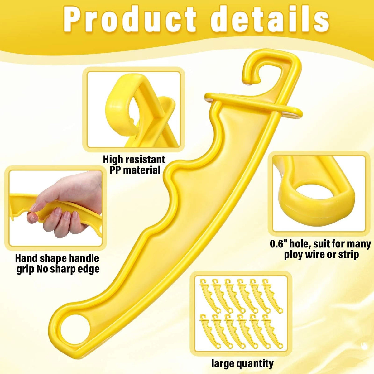 12 Pack Electric Fence Plastic Gate Handles for