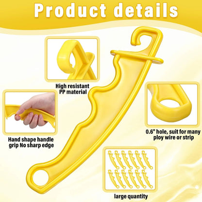 12 Pack Electric Fence Plastic Gate Handles for