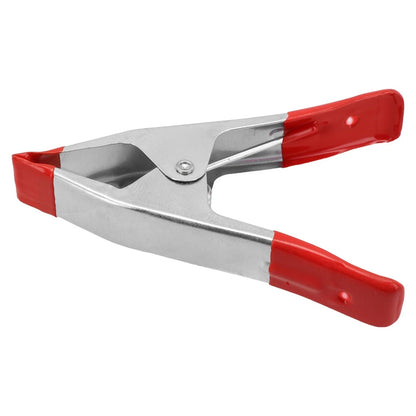 A-Frame Spring Clamp for Woodworking (Metal Body, Rubber Protection)