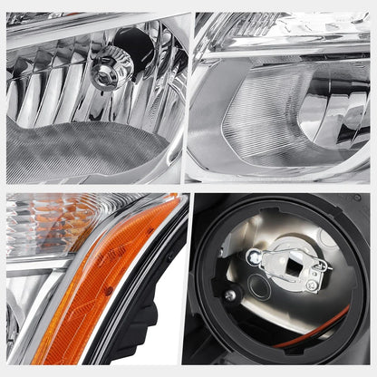 Left Side Headlight for Chevy Trax (2015–2016) OE Style Chrome Housing Amber Corner