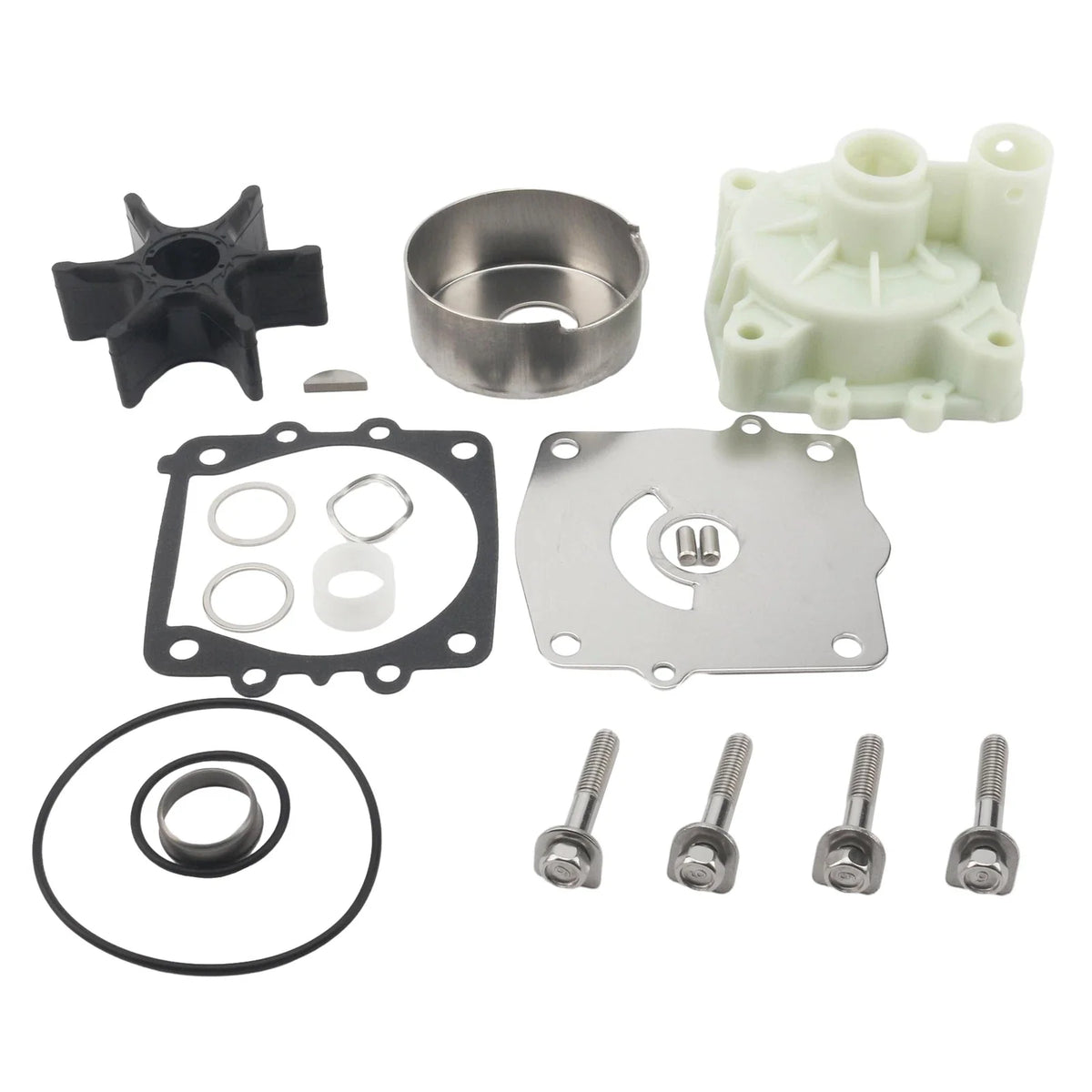 Water Pump Rebuild Service Kit for Yamaha Boat Motor (61A-45538, 44365)
