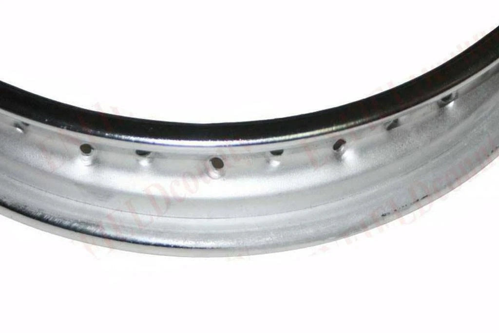 Set of 2 Chrome Plated Steel 18" Wheel Rims for Universal Fit (40 Holes)