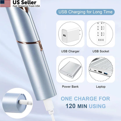 Facial Hair Removal Device for Women - Electric Blue