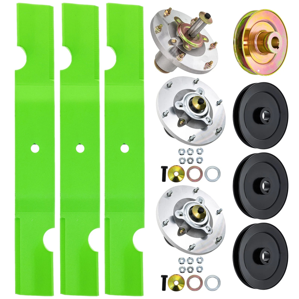 8TEN Blade Spindle Kit for Grasshopper 321D 325 227 225 (320245, 23780, 415892, 415897)