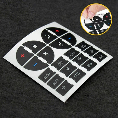 Climate AC Control Button Repair Sticker for GMC Acadia/Sierra 1500 HD 2500 (EXV)