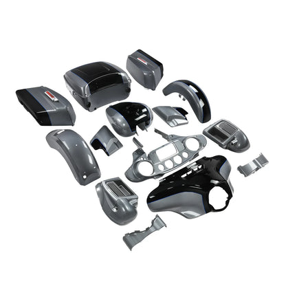 Fairings for Harley Ultra Limited (2014–2024) - Gauntlet Gray Metallic/Vivid Black