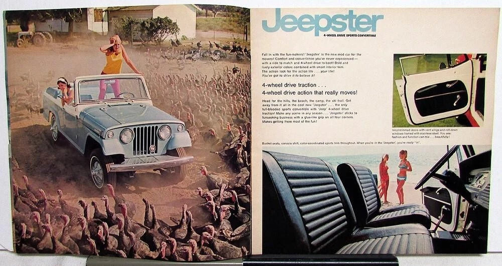 Sales Brochure for Jeepster 4WD Sports Convertible (1966)