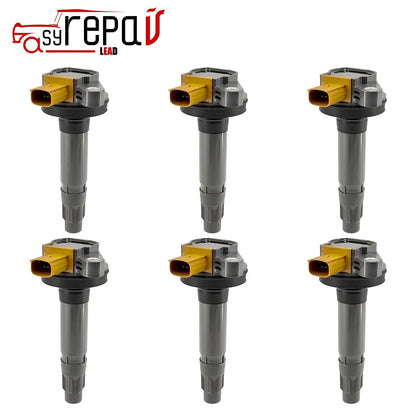6X Ignition Coil + Iridium Spark Plug for Ford Explorer (2011–2019) BL3E12A375CC