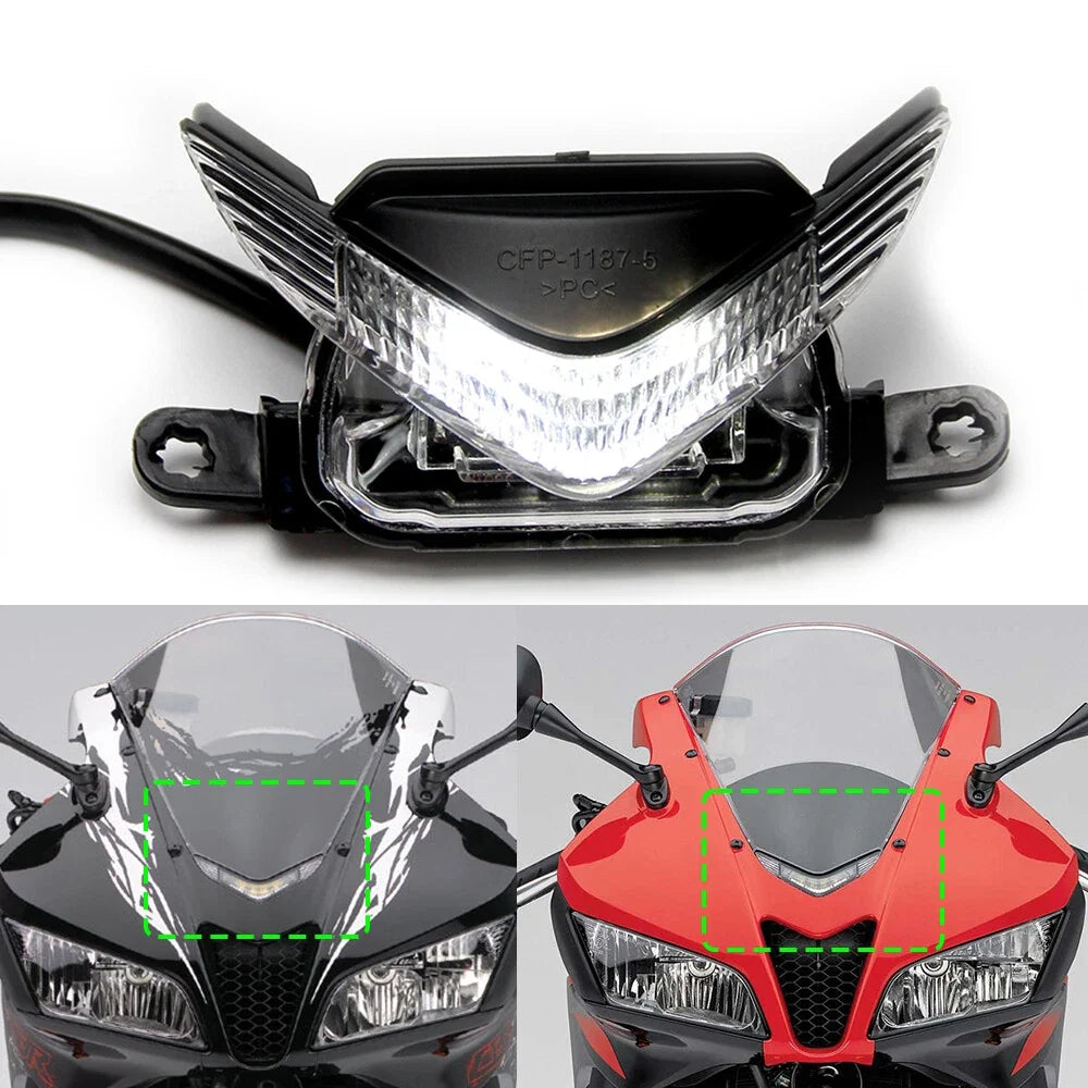 Set of 2 Upper Top Headlight Bulbs for Honda CBR 600RR (2007–2012)
