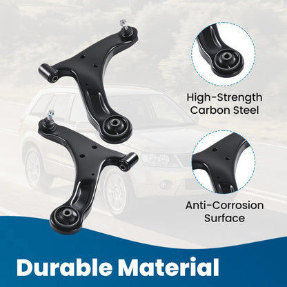 2X Front Lower Control Arm Ball Joints for Suzuki Grand Vitara (2006–2013) - Y2UO5M