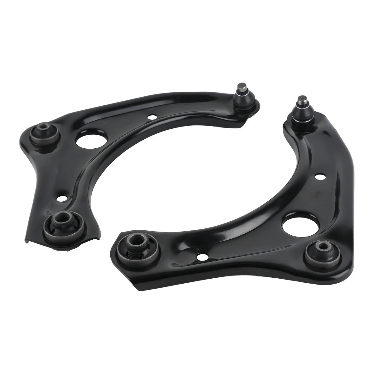 Set of 2 Front Suspension Control Arms + Ball Joints for Nissan Micra (2015–2019)