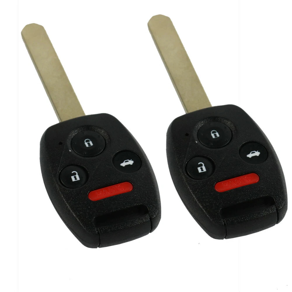 2X Remote Car Key Fob for Honda Civic (2006–2013) 35111-SVA-305