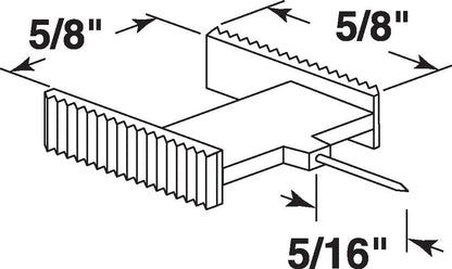Set of 6 Window Grid Retainer Clips for Prime-Line L 5892