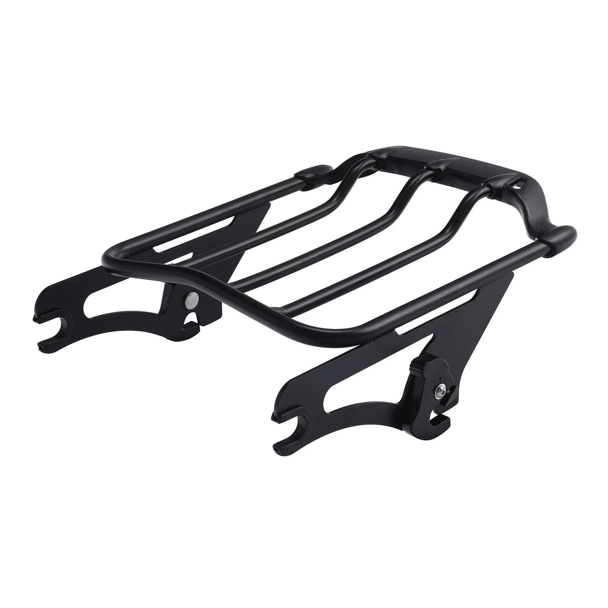 Black Two Up Luggage Rack for Harley Touring Street Glide (2009–2022)