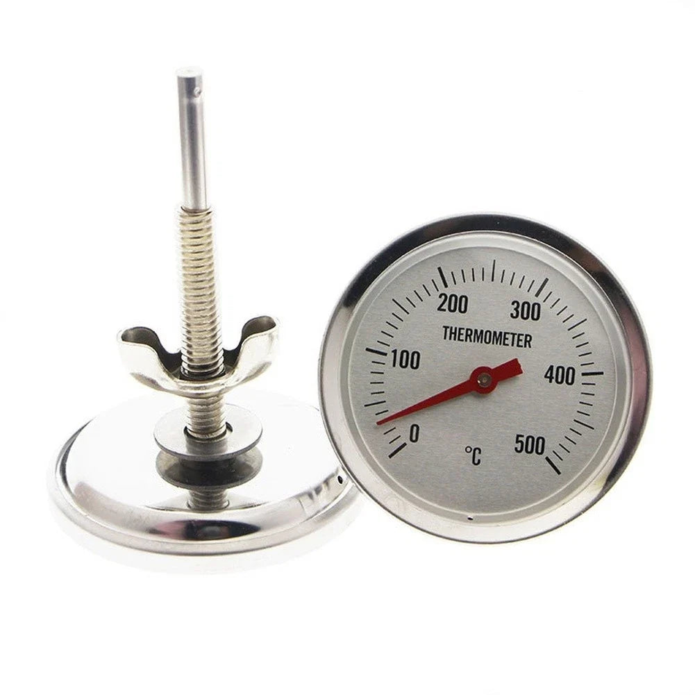 Stainless Steel Bimetal Oven Thermometer for Grill Duck Roaster (500°F)