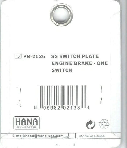 Toggle Switch Plate for Peterbilt (HTS#PB-2026)