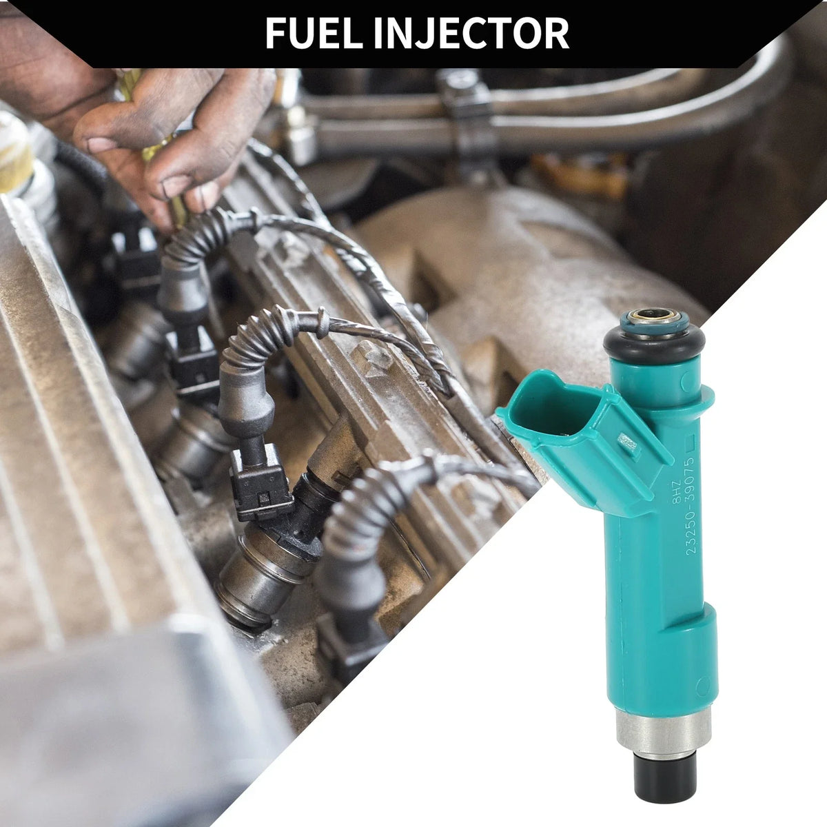 Fuel Injector for Toyota 4Runner (2003–2009) 23209-39075, 23209-39035