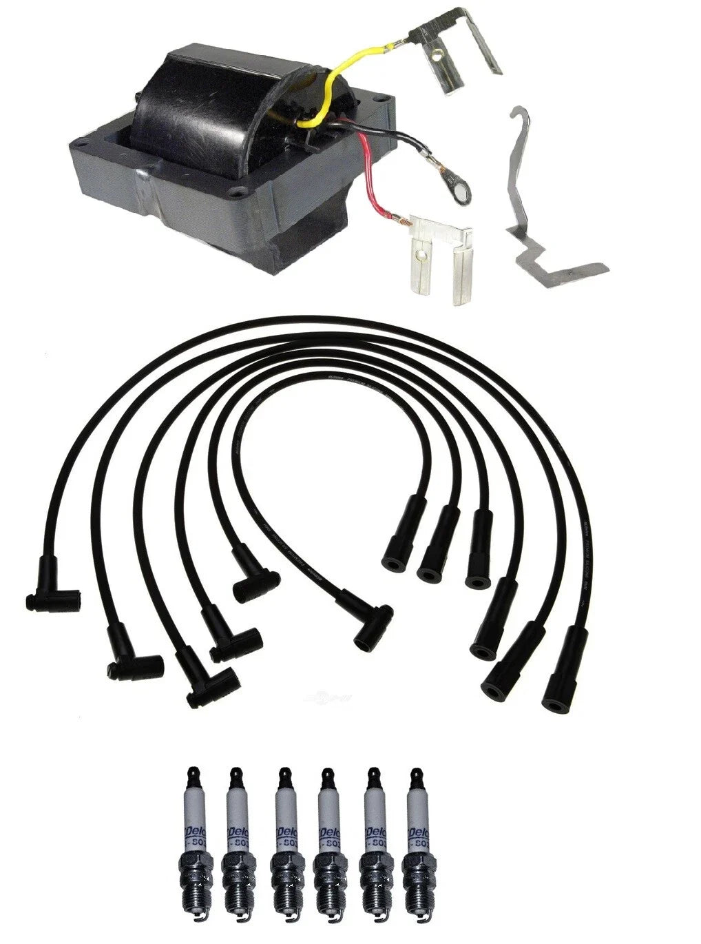 Ignition Wires & Spark Plugs Kit for Chevrolet Citation 2.8L (1980)