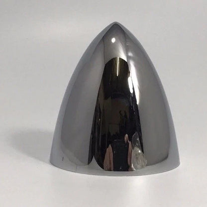 Hubcap Center Accessory Set of 4 Chrome Bullet Nose for Hot Rod Custom (1930–1970)