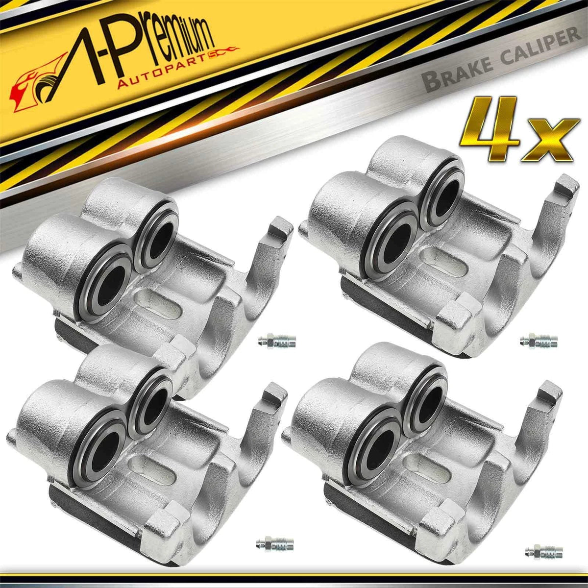 Set of 4 Brake Calipers for Chevy B60 GMC B7 Isuzu International