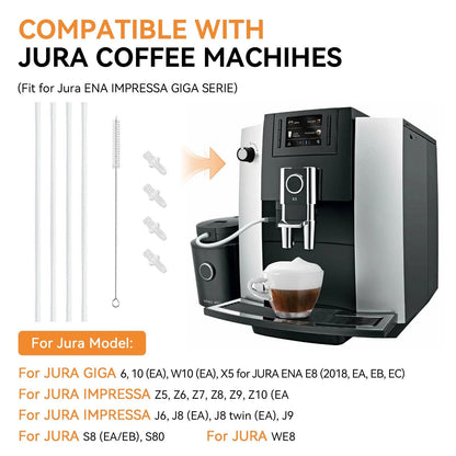 Milk Tube Hose Set for Jura HP3 (One-Sized, Natural Color)
