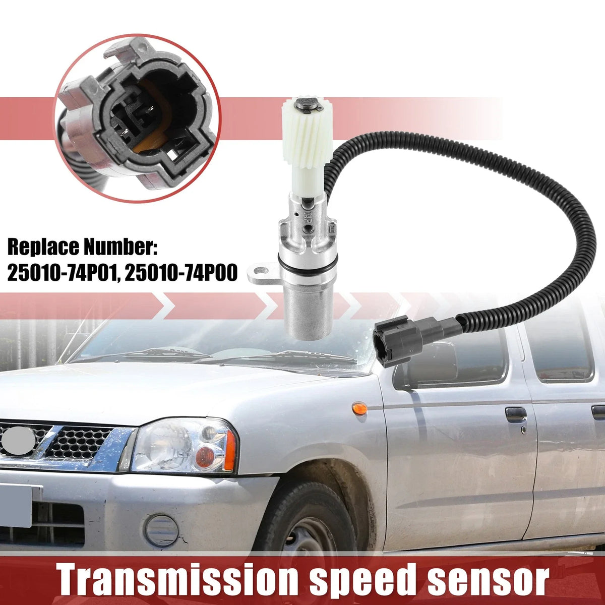 Transmission Speed Sensor for Nissan Pathfinder (1996–2004) 25010-74P01/25010-74P00