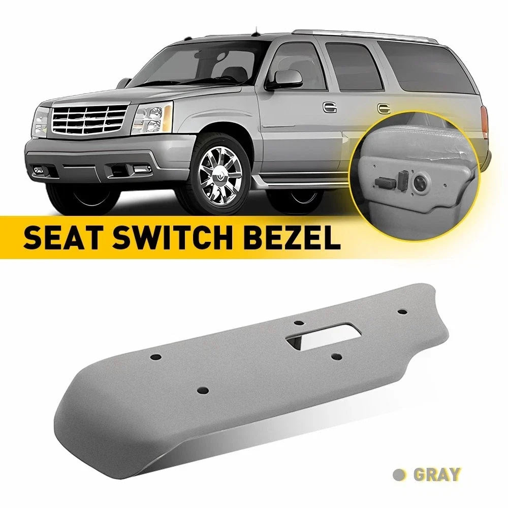 Power Seat Switch Bezel Trim Panel Left Side for Chevy GMC Truck