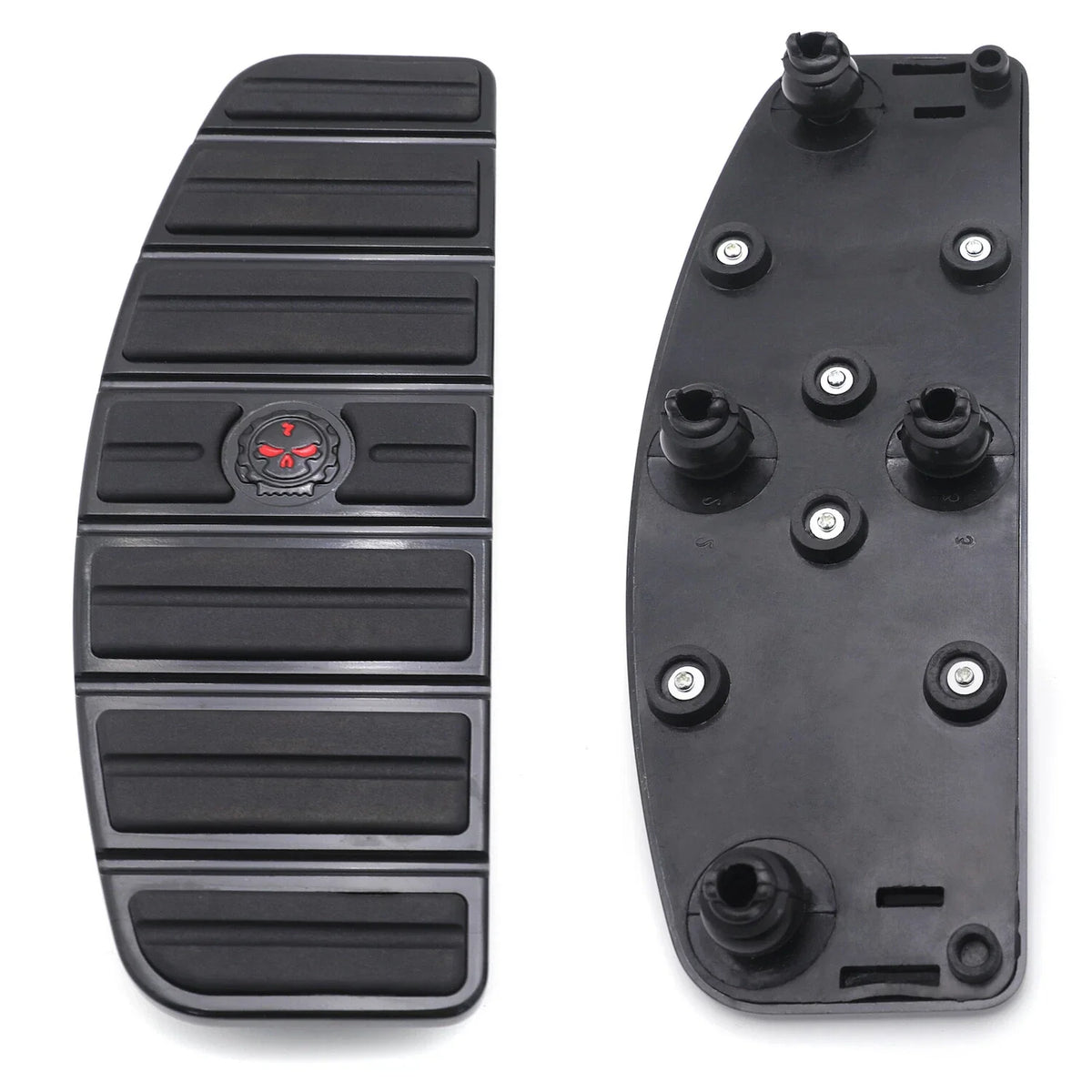 Skull Footboard Floorboard Set for Harley Touring Softail (1987–2015)