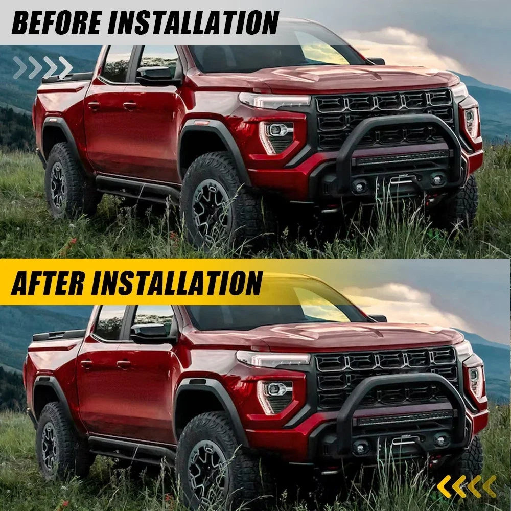Smoke Side Markers Vinyl Decals Overlay Tint for GMC Canyon (2023–2025)