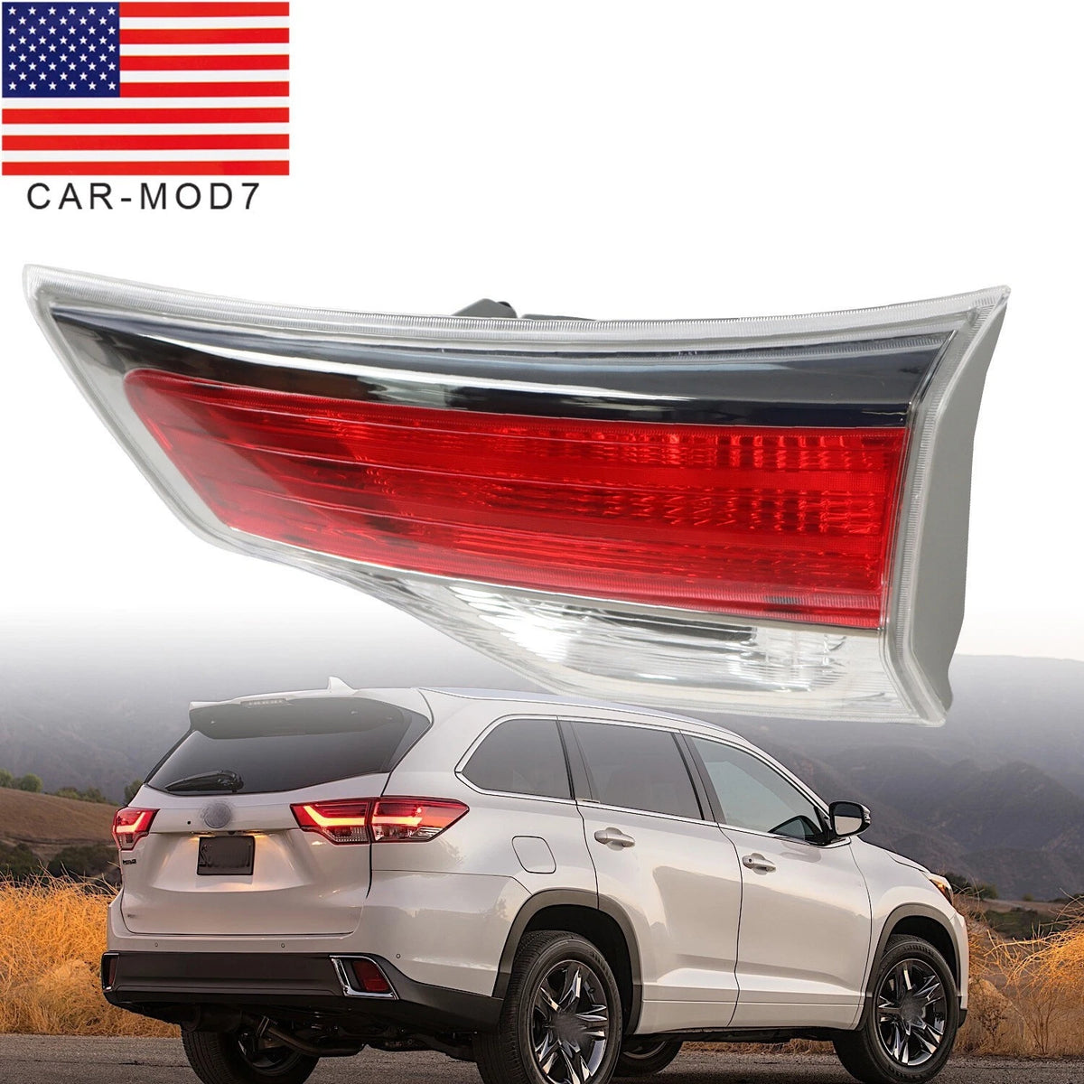 Right Inner Tail Light Brake Lamp for Toyota Highlander (2014–2016) 815800E050, TO2803115