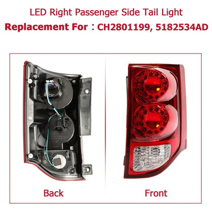 LED Tail Light Brake Lamp for Dodge Grand Caravan (2011–2020)