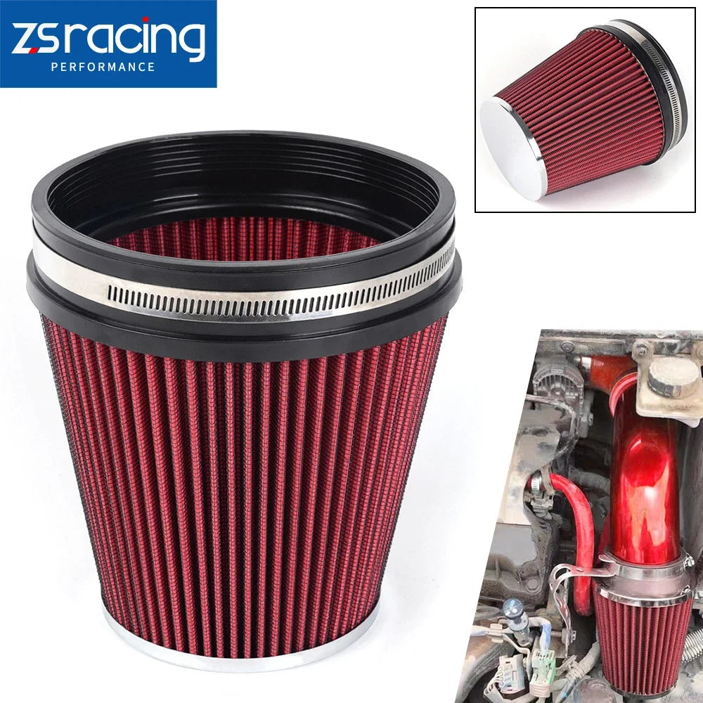 6" Air Intake Cone Dry Filter for Car Truck (Universal Fit)