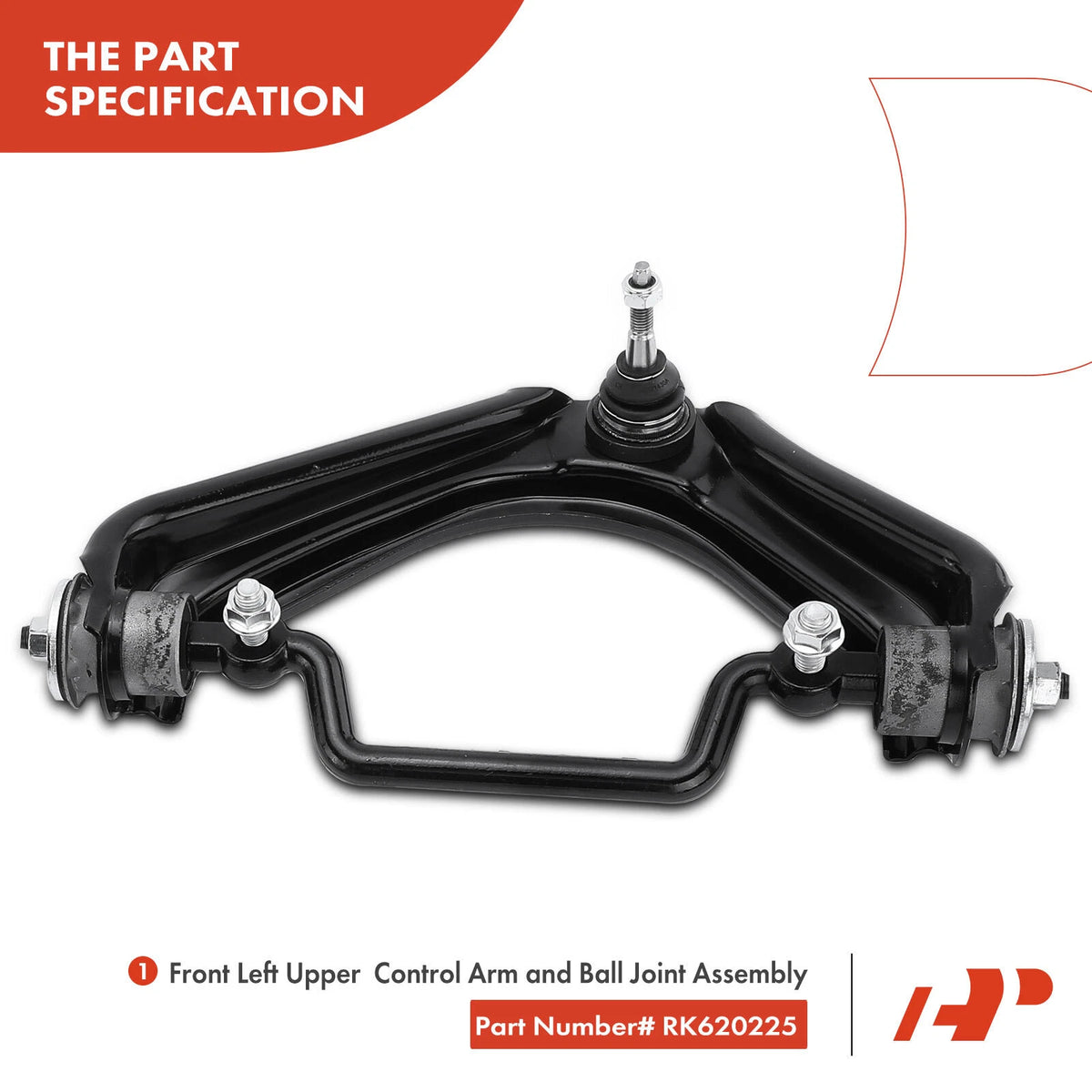 Set of 8 Front Upper Control Arm Sway Bar Tie Rod for Ford Explorer (2002–2003) - 1L2Z3280DA, L2Z3280DA, 22761221, 2L2Z5K483BA