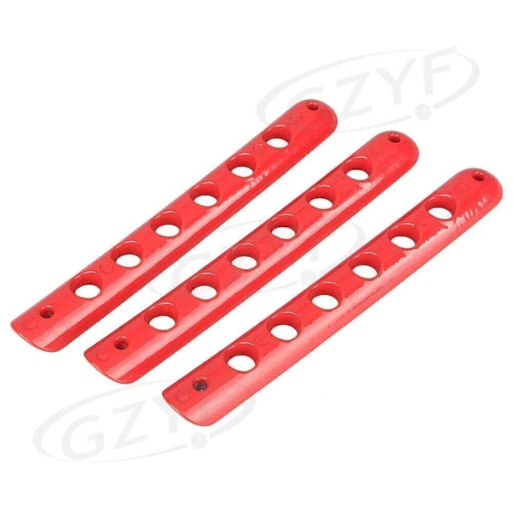 Red Door Handles Tailgate Aluminum Trim Inserts for Jeep Wrangler JK (2007–2016)