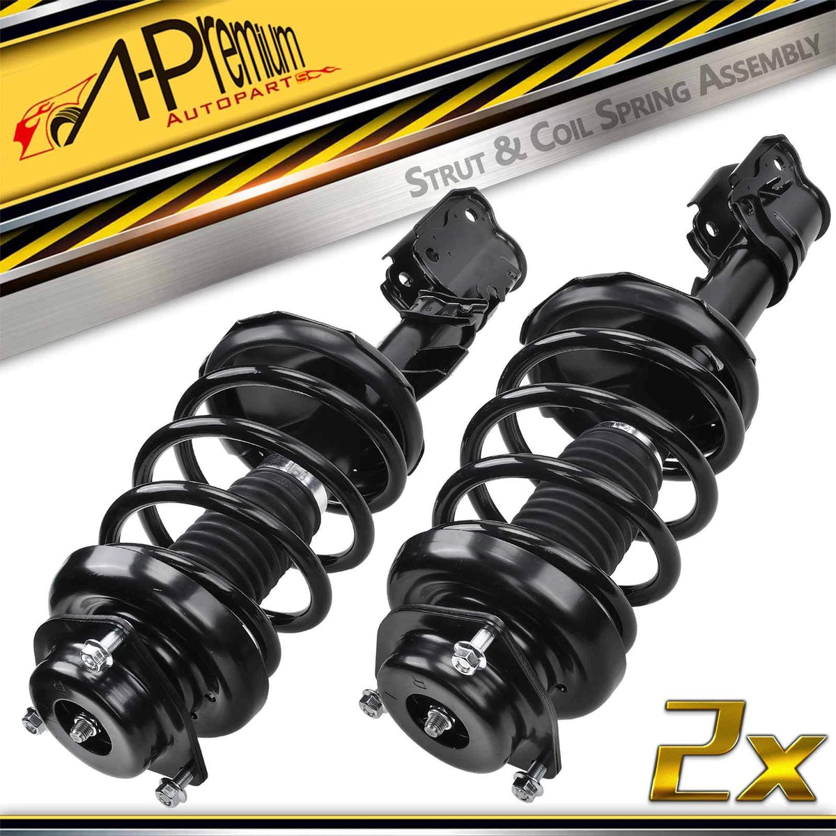 Front Struts w/ Coil Springs Assembly for Nissan Pathfinder (2002–2004) 171441, 171442, 1331645R, 1331645L