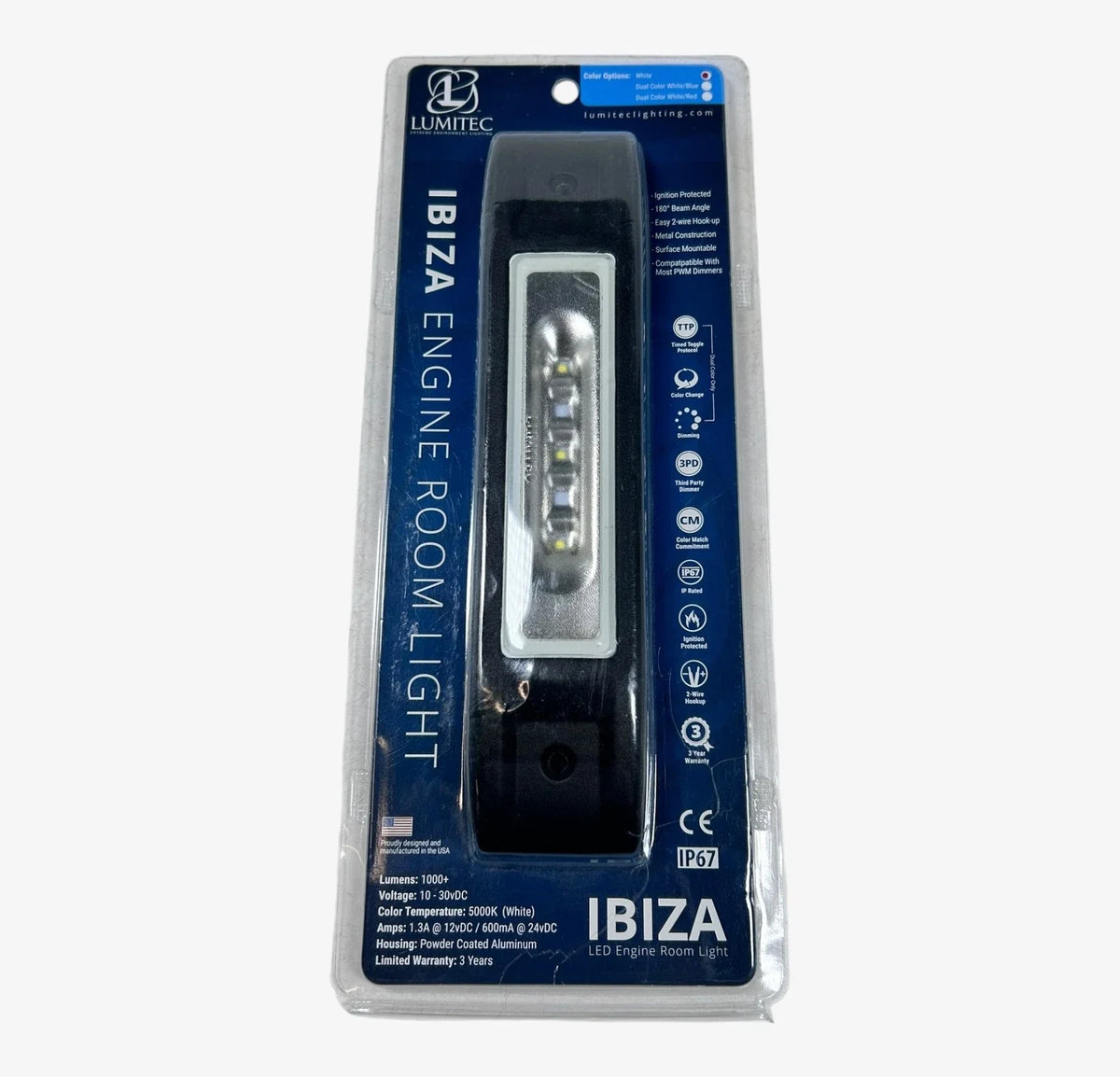 Ibiza Engine Room LED Light 1000+ Lumens 10-30V (Lumitec 101532)