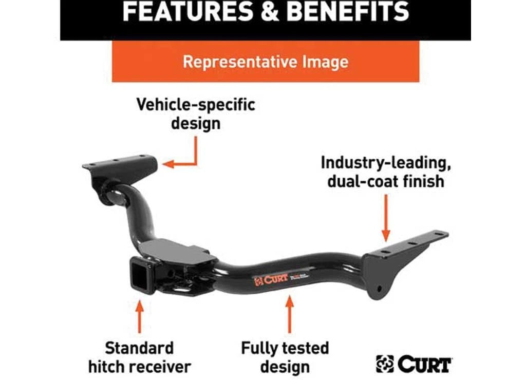 Curt 13520 Receiver Hitch for Hyundai Ioniq 5 (2022–2022)