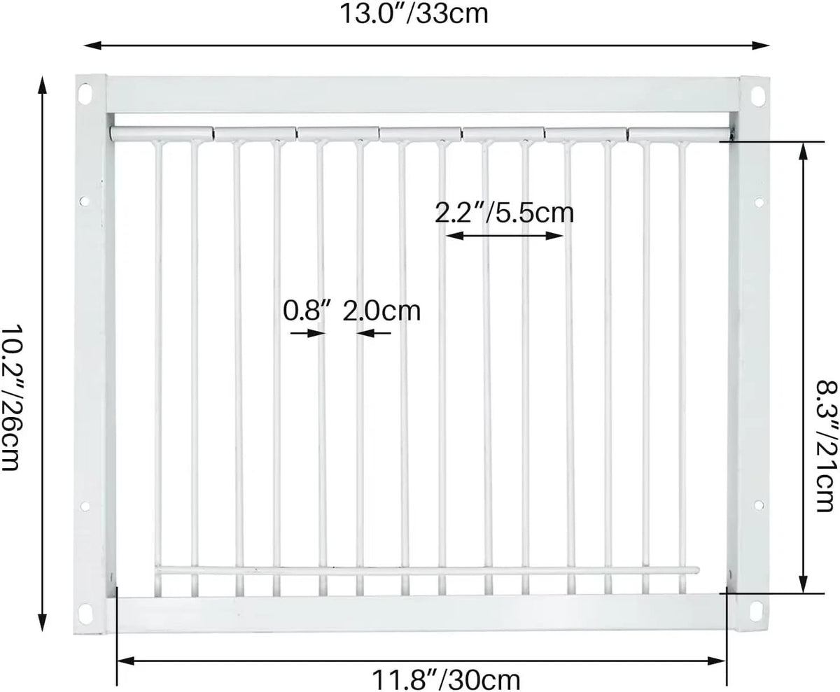 Iron Birdcage One Way Door Trap for Pigeons 11.8in