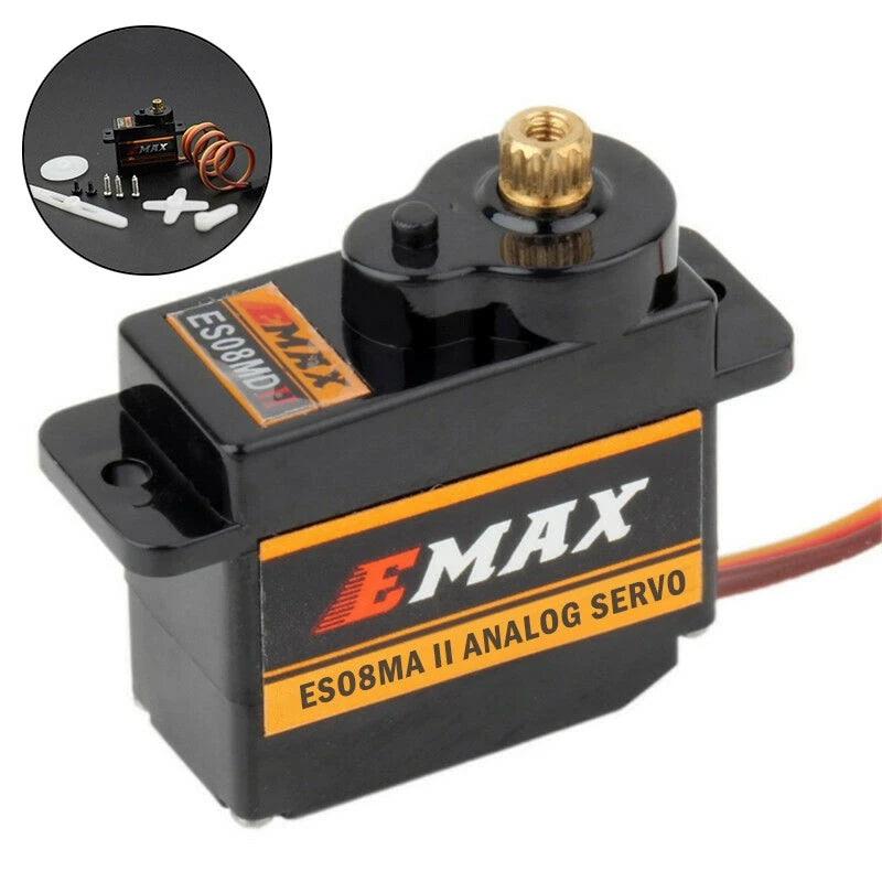 4X ES08MA Metal Gear Micro Servo for RC Helicopter Airplane Boat