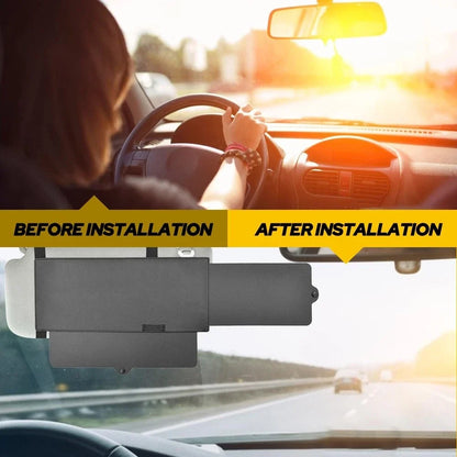 Set of 2 Car Sunshade Extend Visor Covers Anti Glare Universal J for