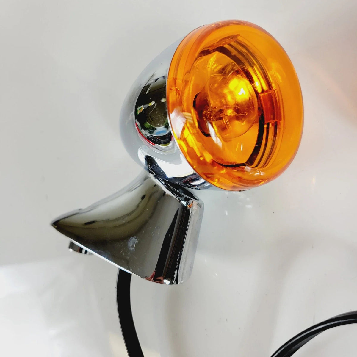 Chrome Bullet LED Amber Turn Signals for Harley-Davidson Road Glide (2015–2023)