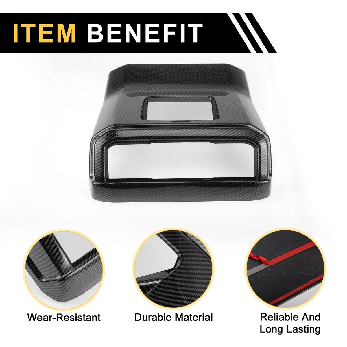 1 Pcs Rear A/C Outlet Vent Trim for Ford F-150 (2021–2024)