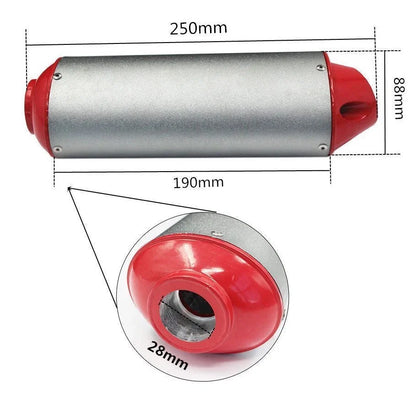 28mm Muffler Exhaust Pipe Clamp for Thumpstar Lifan Pit Bike (2000–2023)