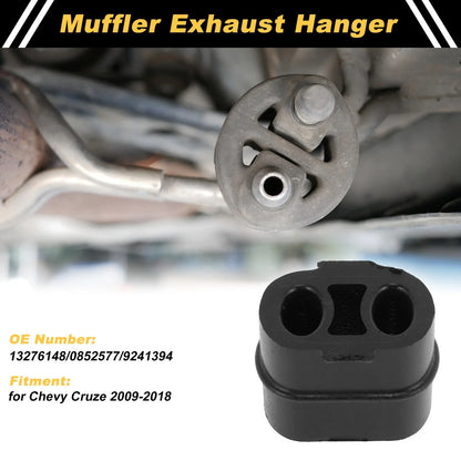 Muffler Exhaust Hanger for Chevy Cruze (2009–2018) 13276148 Rubber Black
