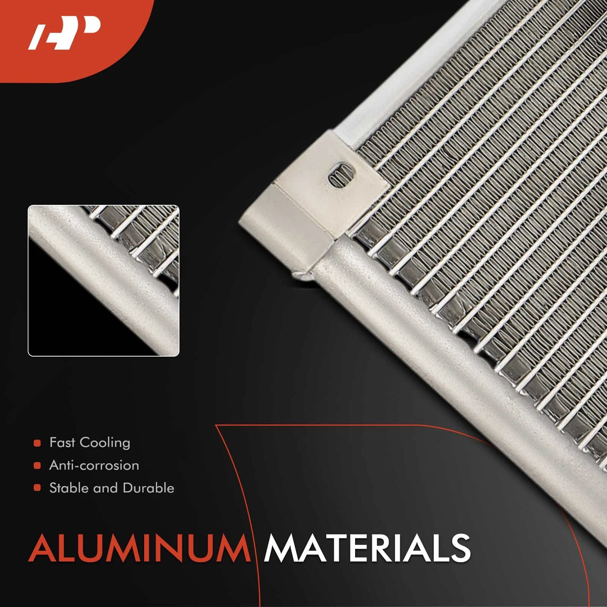 A-Premium A/C Condenser for Mazda 626 MX-6 (1993–1997) GA2A61480B, GB6H61480, GC3R61480