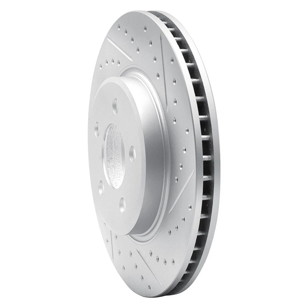 Rotor Set Front for Dodge Challenger (2009–2023) ALX-PAU-DF-830-39015R-CLA4, Drilled and Slotted
